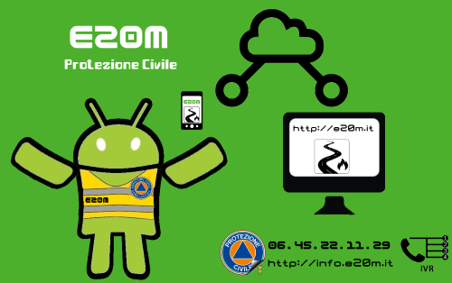E20m, l’app gratuita per la Protezione Civile